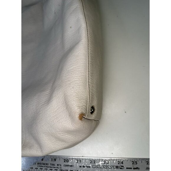 MICHAEL KORS Ivory/Cream Pebbled Leather Tote - Picture 7 of 11